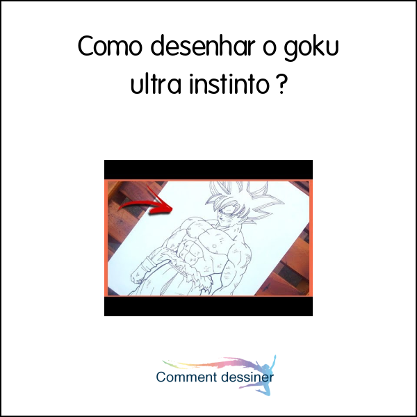 Como desenhar o goku ultra instinto